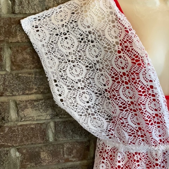 4👗👚🩳👖👙X 20 ARUBA BLUE swimsuit cover up dress size L - Picture 4 of 7